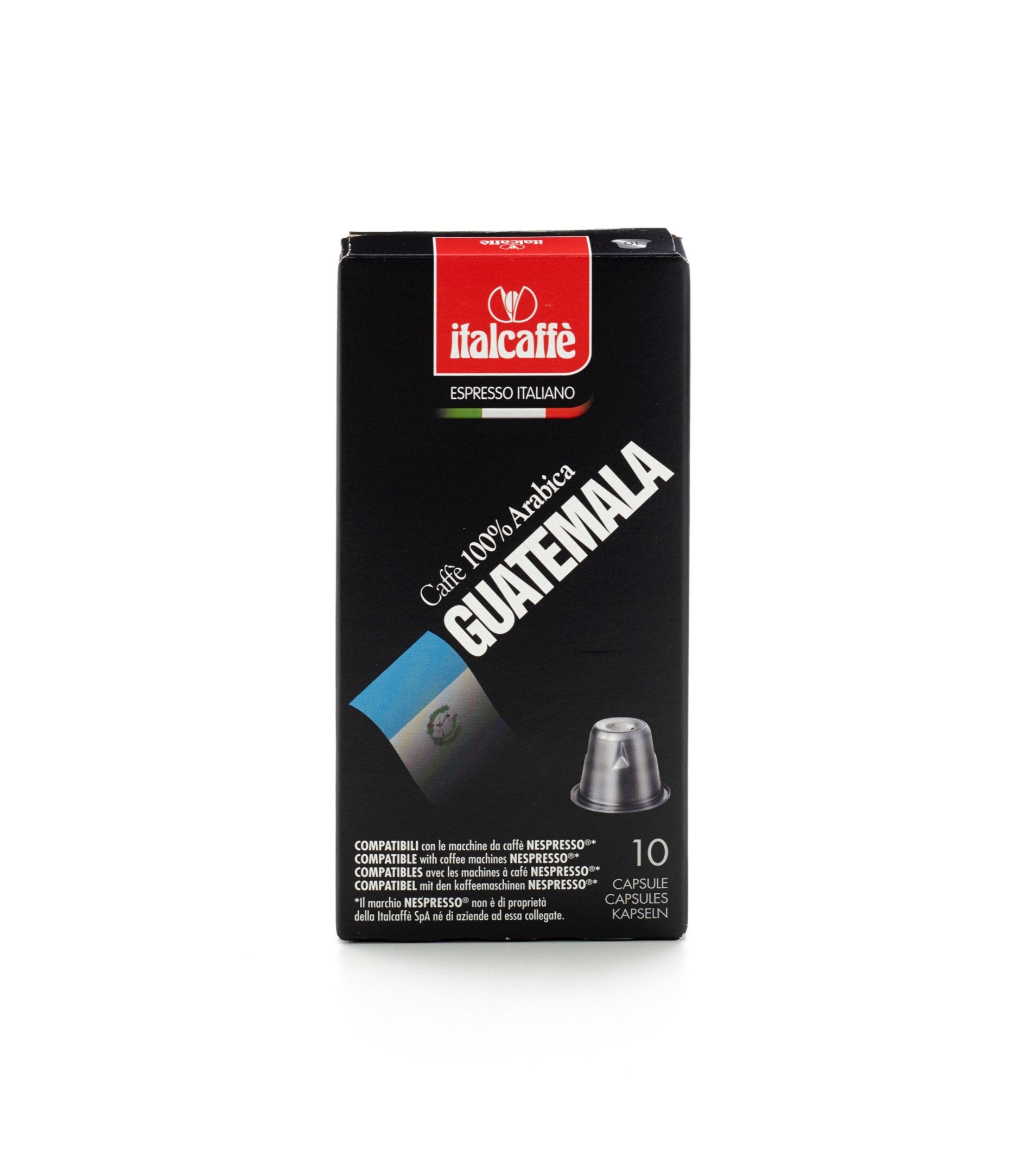 Italcaffe Gautemala 10 Pcs Nespresso Capsules 50Gm