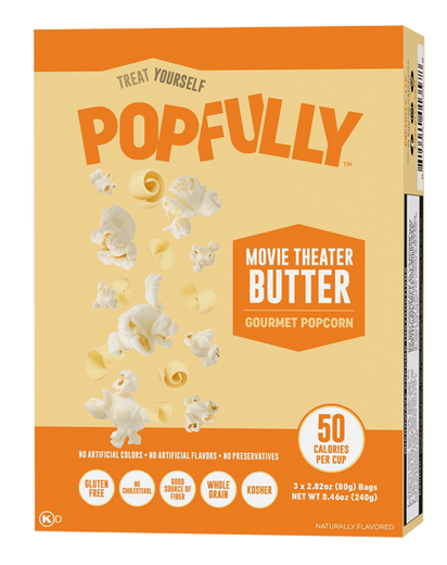 Popfully Movie Theatre Butter Microwave Popcorn 240Gm