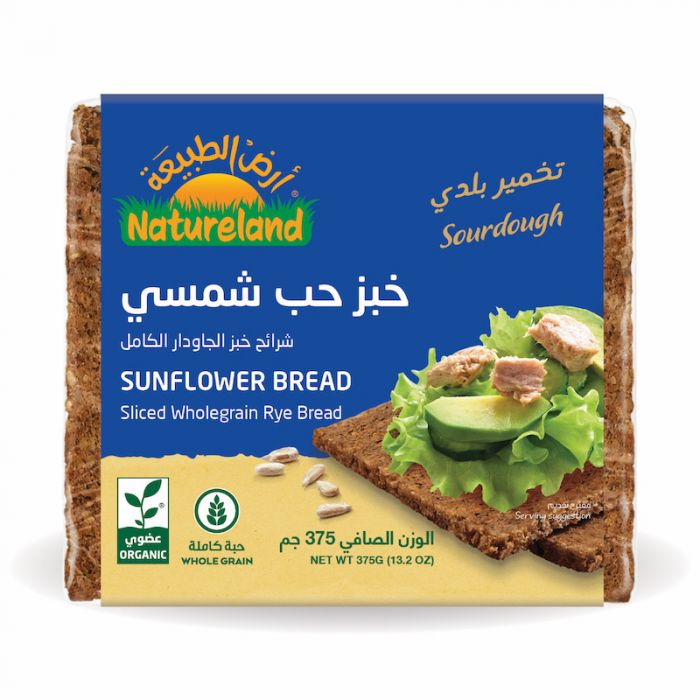 Natureland Sunflower Bread 375Gm