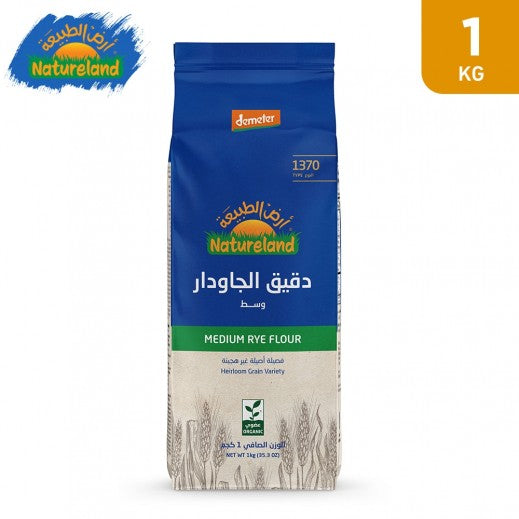 Natureland Medium Rye Flour 1Kg