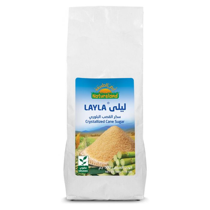 Natureland Layla Crystallized Cane Sugar 500Gm