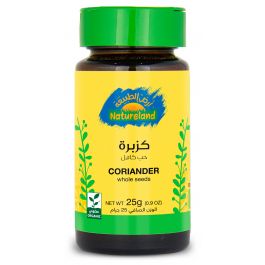Natureland Organic Whole Coriander Seeds 25g