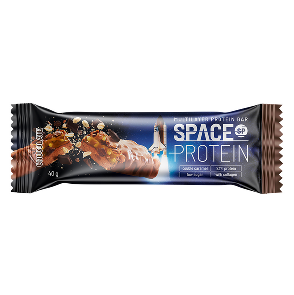 Space Collagen Chocolate Protein Bar 40Gm