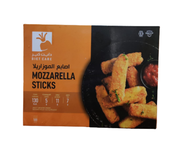 Diet Care Mozzarella Sticks 500Gm