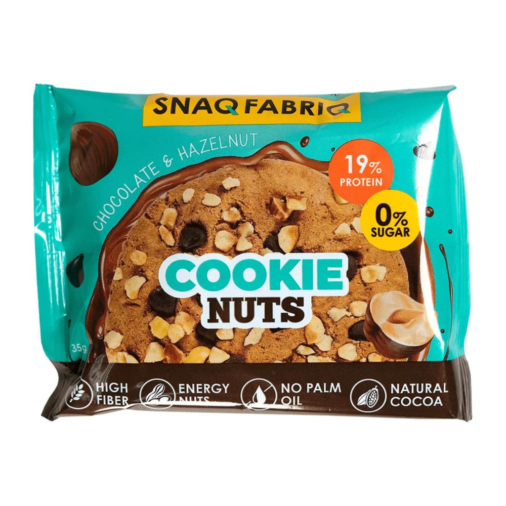 Snaq Fabriq Chocolate With Hazelnut Nut Cookies 35Gm