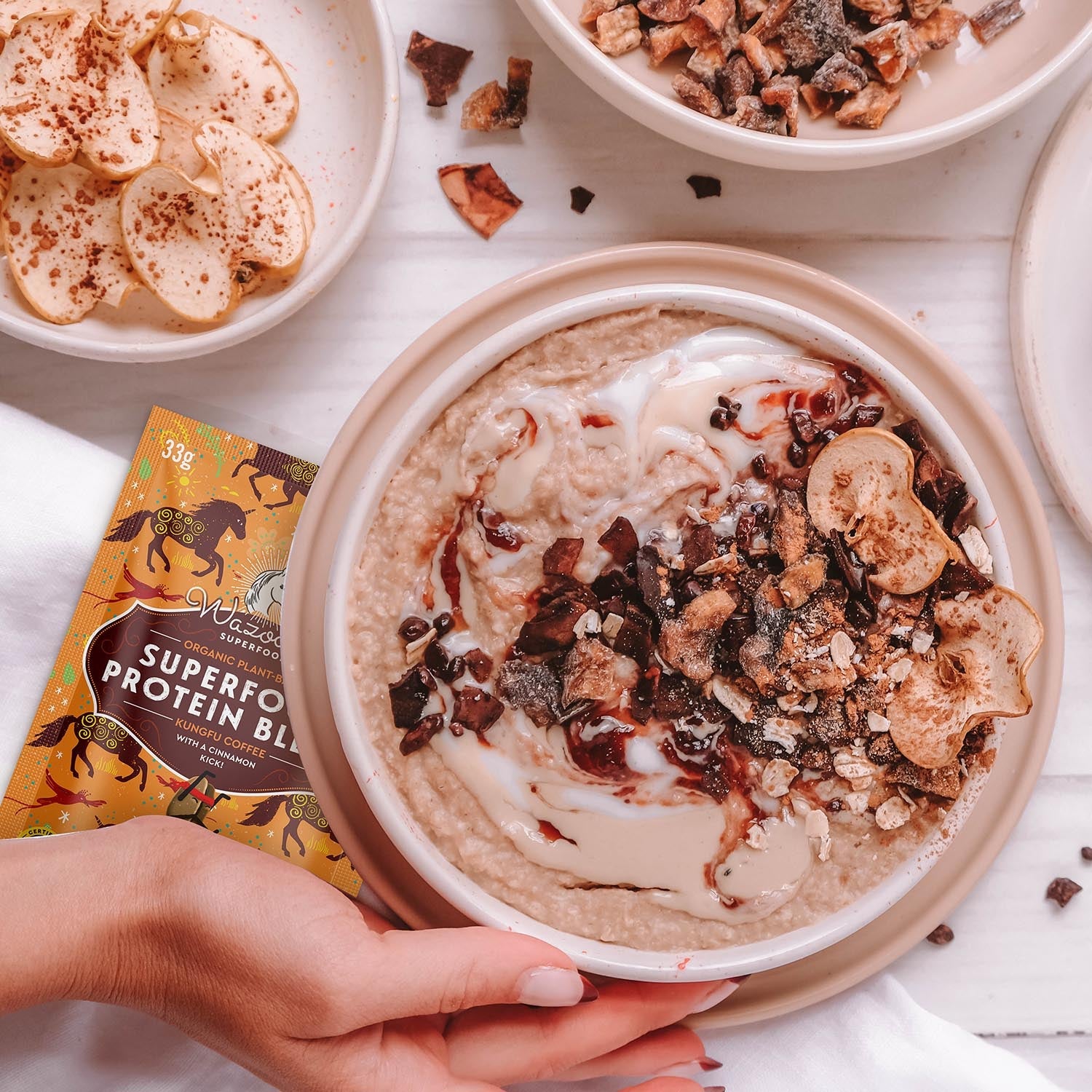 Wazoogles Kungfu Coffee Protein Smoothie Blend 1Kg