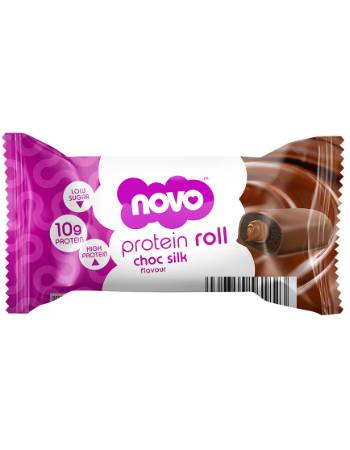 Novo Chocolate Silk Protein Roll 33Gm