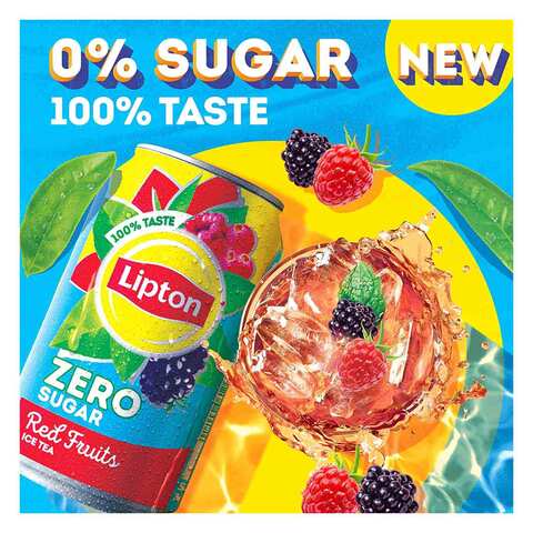 Lipton Red Fruit Ice Tea Zero Sugar Drink 320Ml
