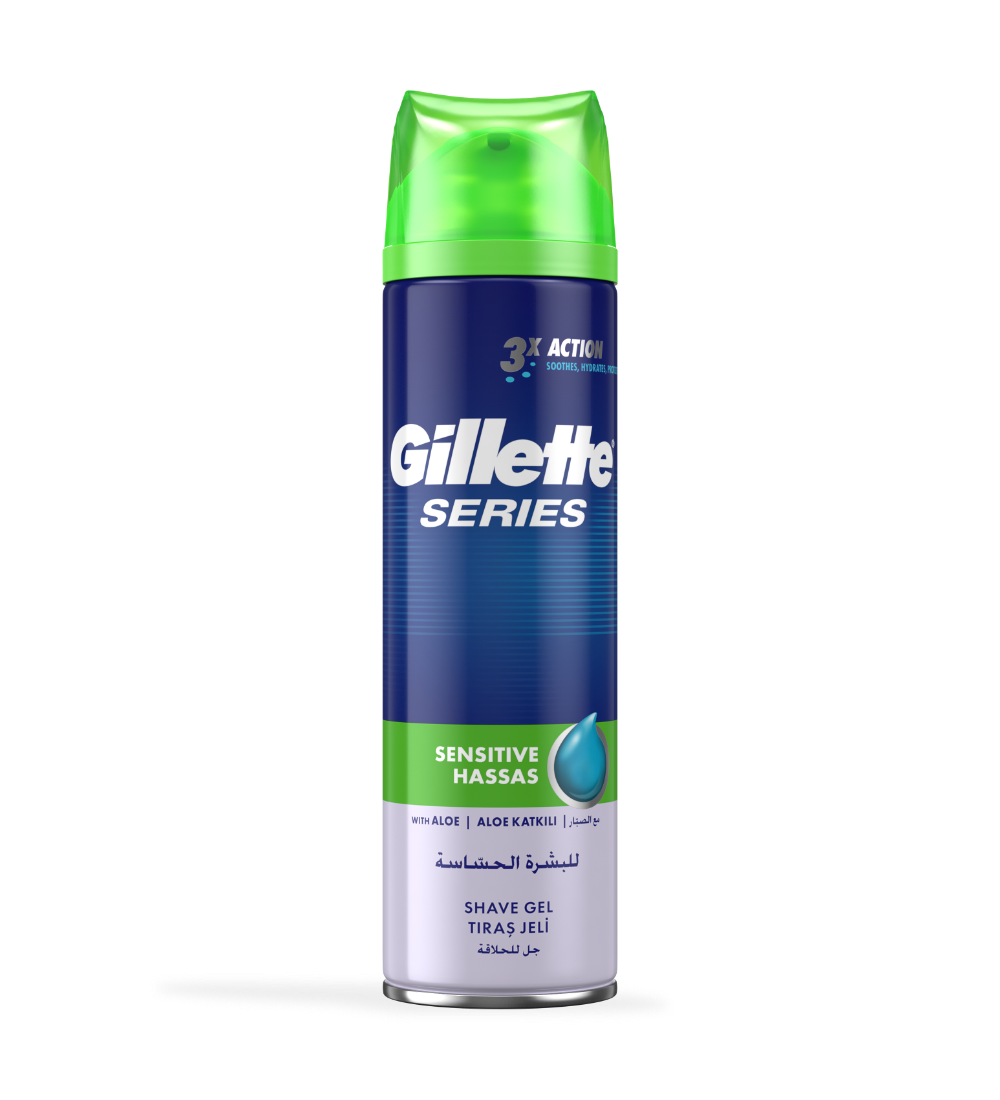 Gillette Aloe Sensitive Shave Gel 200Ml