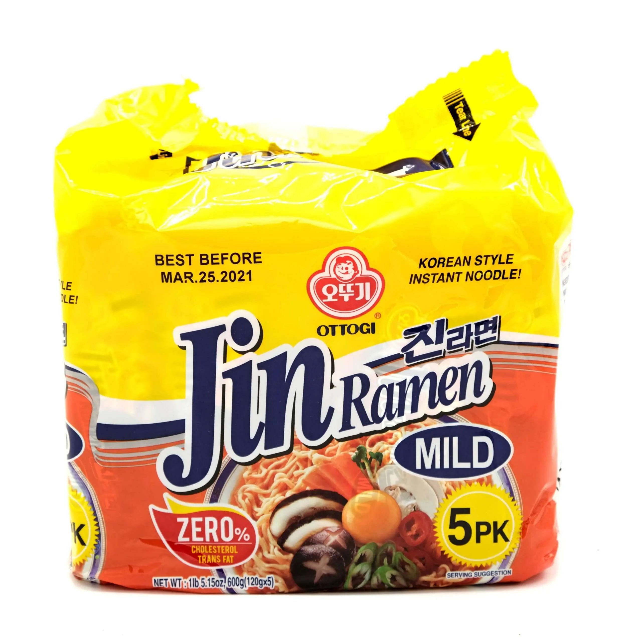 Ottogi Jin Ramen Mild Bundle 600Gm