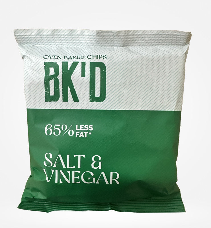 Bakd Salt And Vinegar 65% Less Fat Oven Baked Chips 34Gm