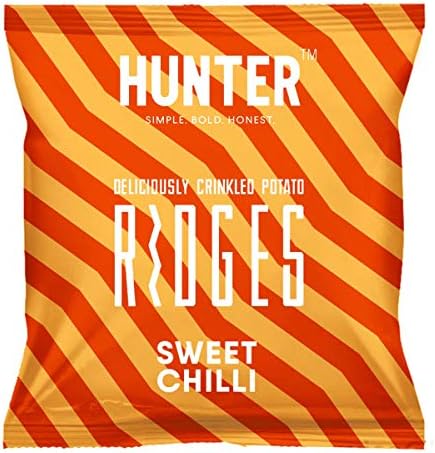 Hunters Sweet Chilli Deliciously Crinkled Potato Ridges 40Gm – HSquare ...