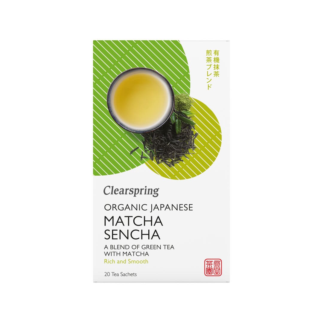 Clear Spring Org Japanese Matcha Sencha Tb Box 20Bags Matcha Tea 36Gm