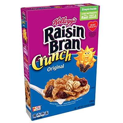 Kelloggs Raisin Bran Crunch Cereal 15.9Oz