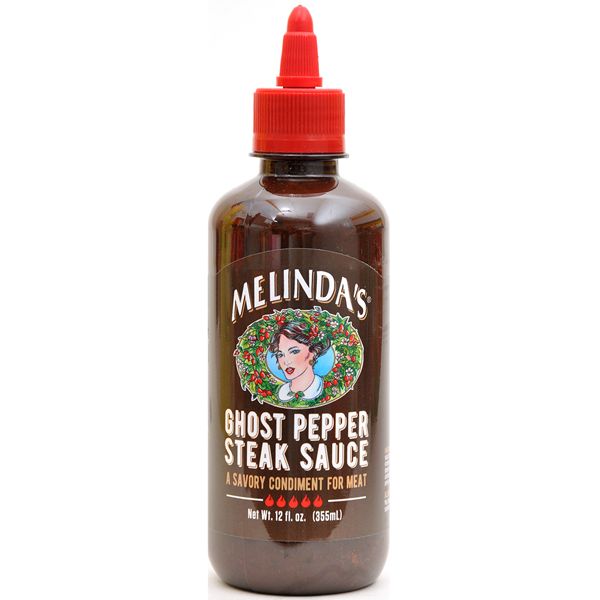 Melindas Ghost Pepper Steak Sauce 12Oz