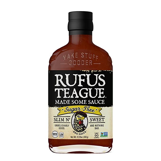 Rufus Teague Sugar Free Slim N Sweet Bbq Sauce 16Oz