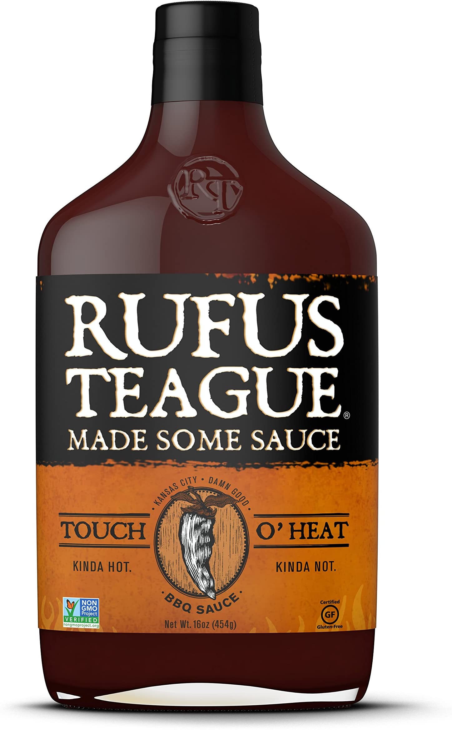 Rufus Teague Touch O Heat Bbq Sauce 16Oz