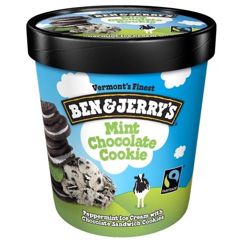 Ben & Jerrys Mint Chocoalte Cookie Ice Cream 473Ml