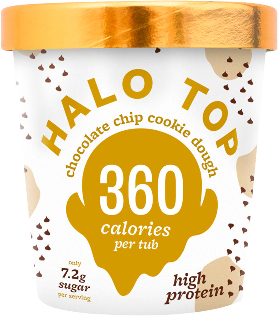 Halo Top Cookie Dough Ice Cream 473Ml