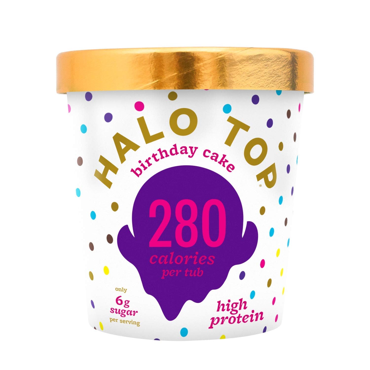 Halo Top Birthday Cake Ice Cream 473Ml