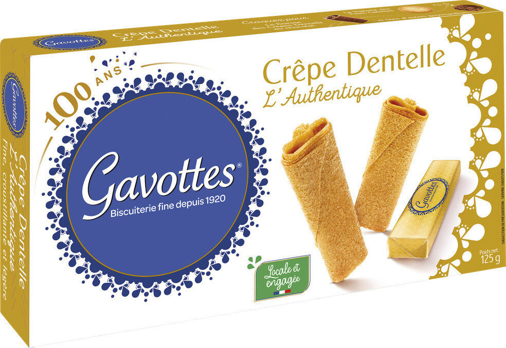 Gavottes Authentic Crepes Dentelle 125Gm