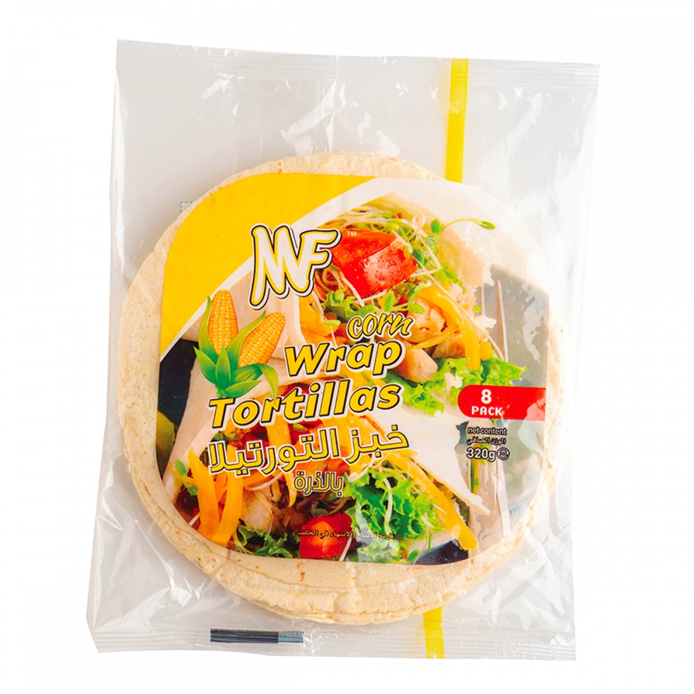 Mf Corn Tortilla Wraps 320G