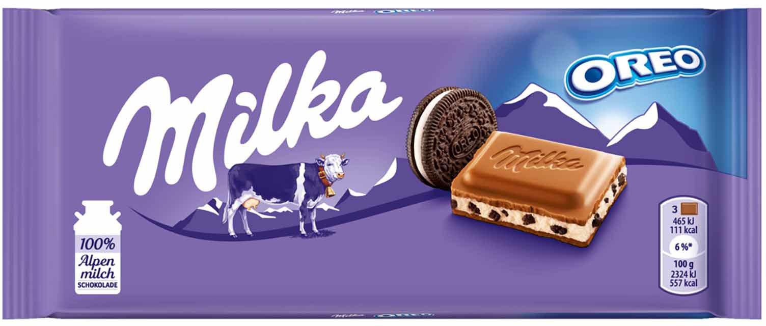 Milka Oreo Chocolate 100Gm