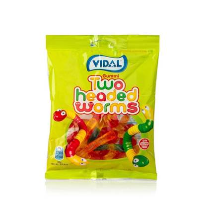 Vidal Headed Worm Candy 100Gm