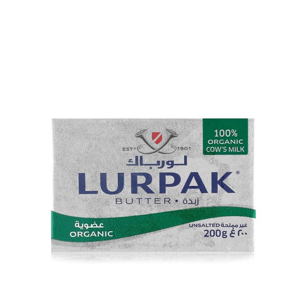 Lurpak Organic Unsalted Butter 200Gm