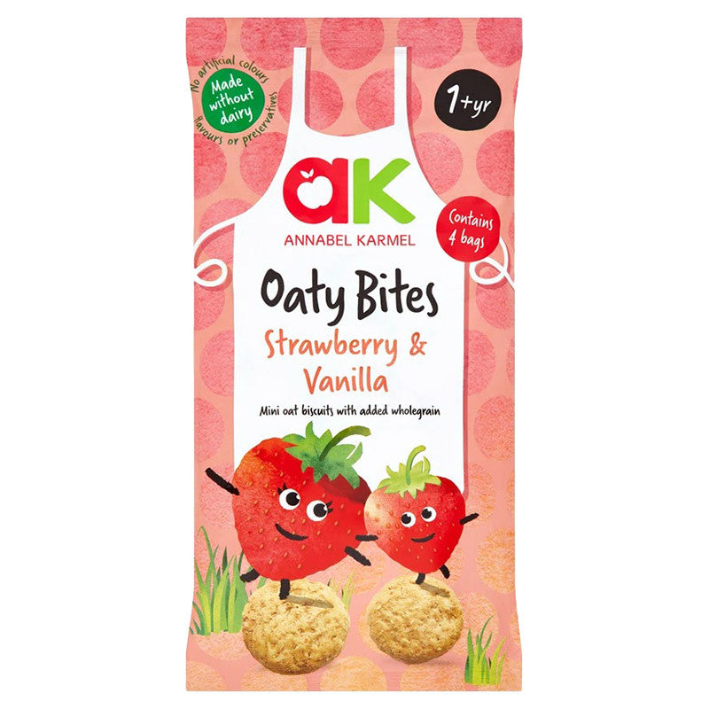 Annabel Karmel Strawberry & Vanilla Oaty Bites Year 1 1Pcs