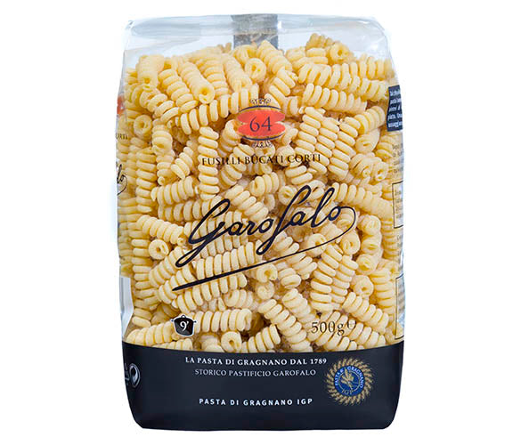 Garofalo Fusilli Bucati Corti Bianco Pasta 500Gm