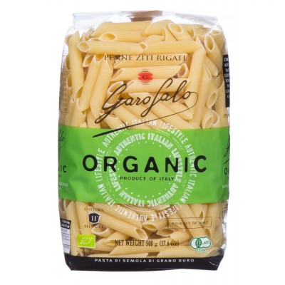 Garofalo Rigate Organic Penne Pasta 500Gm