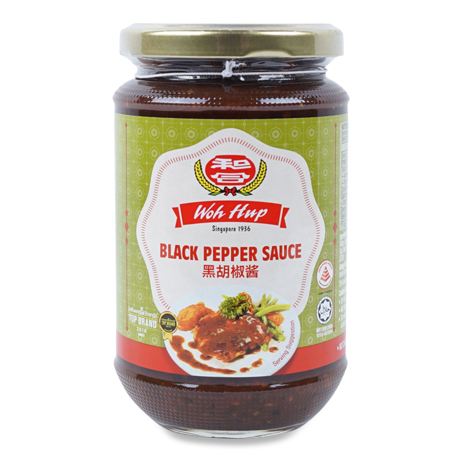 Woh Hup Black Pepper Sauce 340G