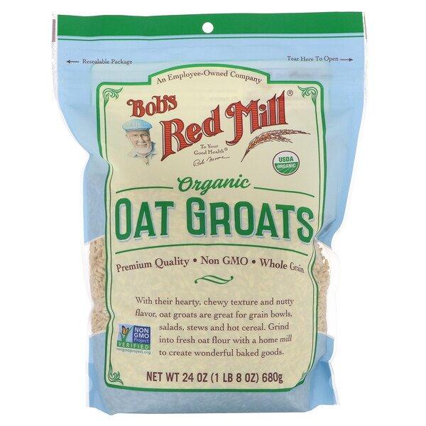 Bobs Red Mill Whole Groats Organic Oats 24Oz