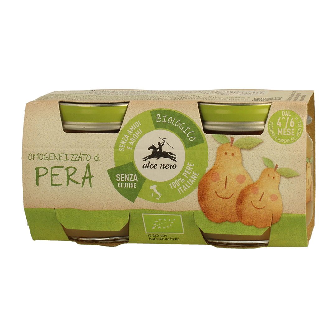 Alce Nero Pear Puree Organic Baby Food 160Gm