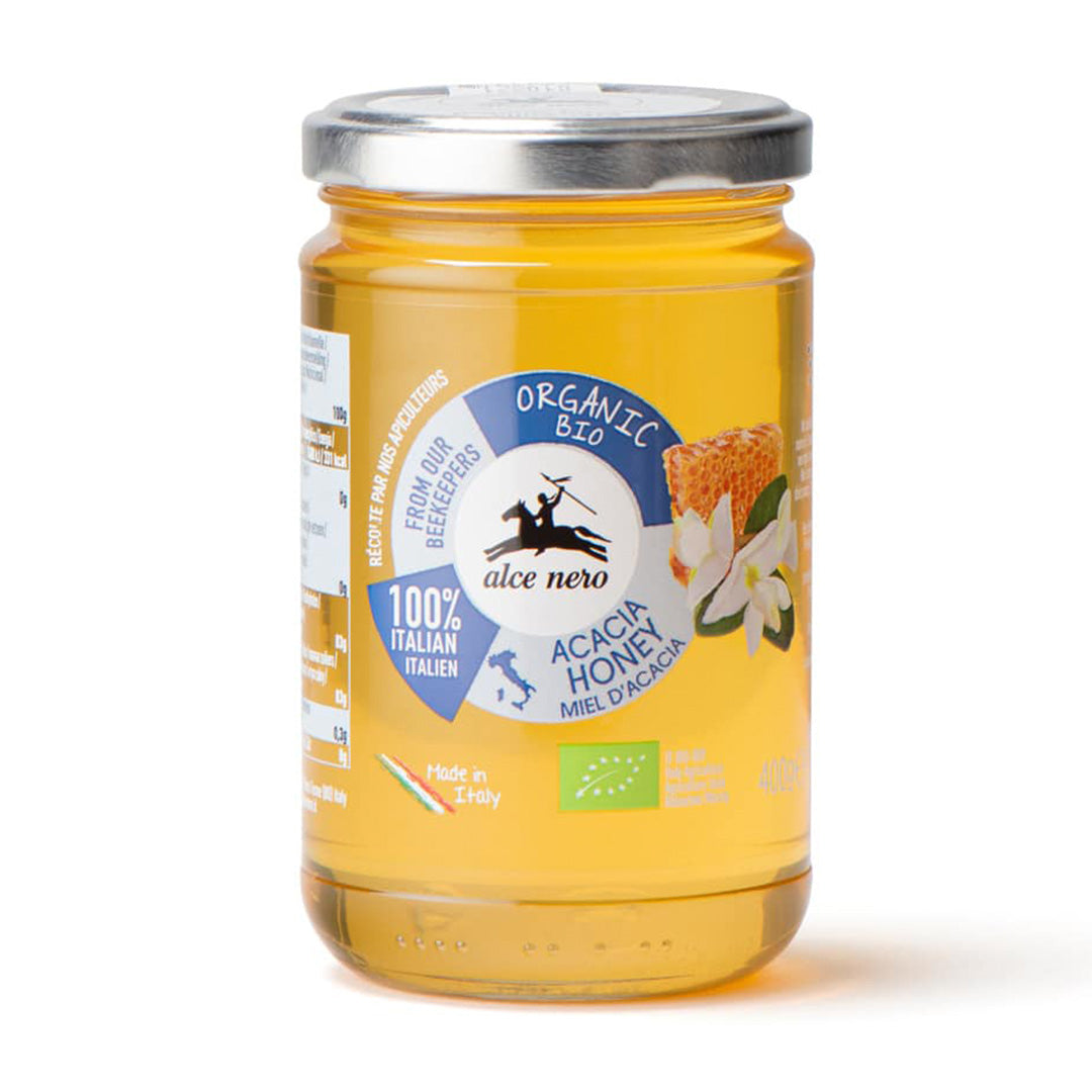 Alce Nero Acacia Organic Honey 400Gm