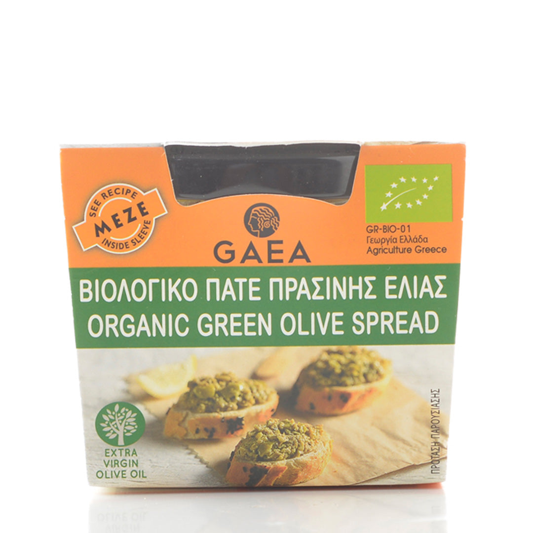 Gaea Organic Green Olive Spread 100Gm